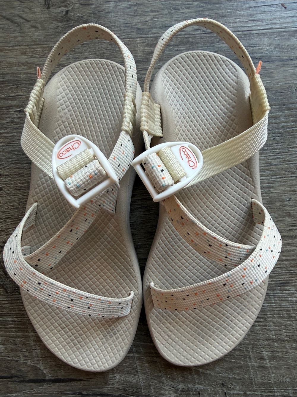 Chaco Z/Cloud Sandals Women’s Size Women 7 Confetti Speckled Comfort Outdoor